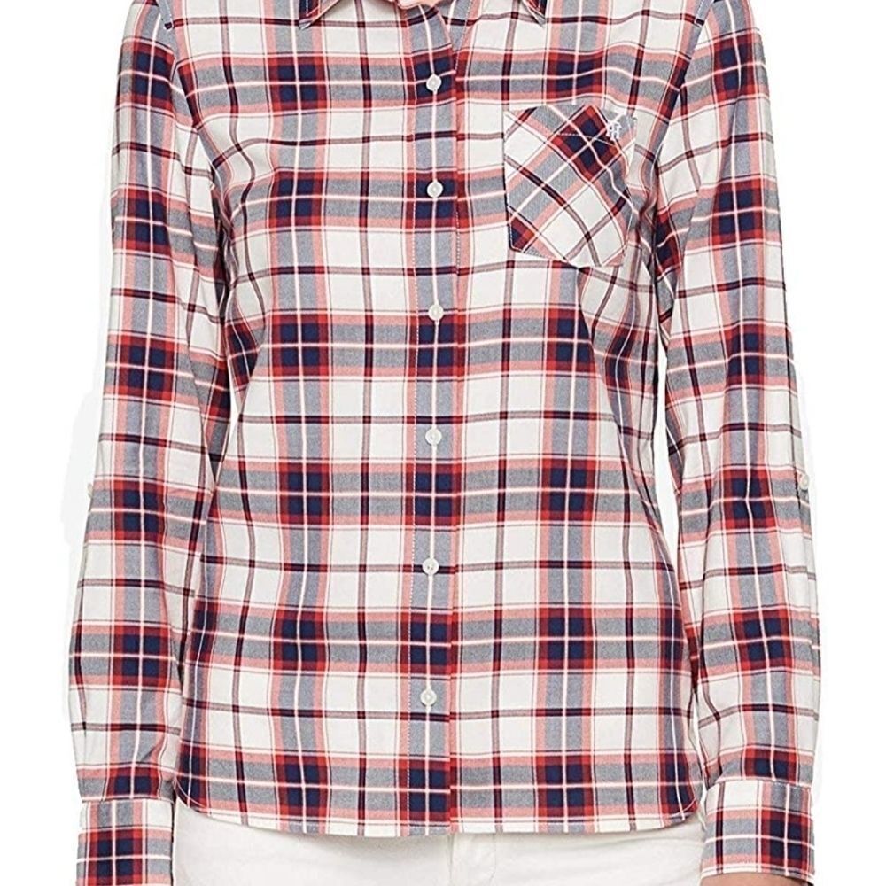 Tommy Hilfiger RW&B‎ Plaid Button Down Sz XL